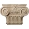 Ekena Millwork 12 7/8"W x 6 1/4"BW x 2 5/8"D x 9 1/8"H Large Bradford Roman Ionic Capital, Cherry CAP12X02X09BRCH - alternate 1